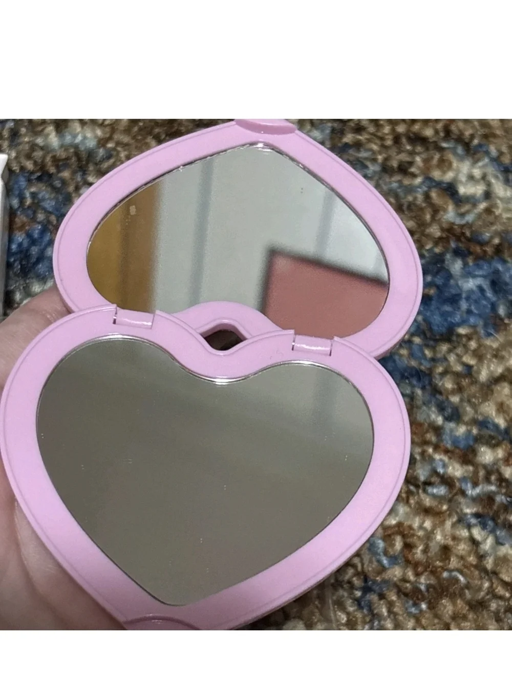 Jeffree STAR Heart Breaker Pink Heart Compact Makeup MIRROR